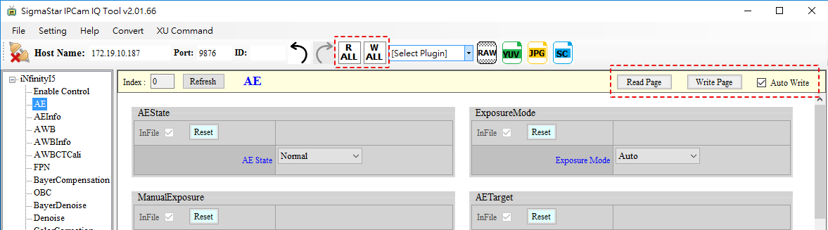 Read/Write Data Interface
