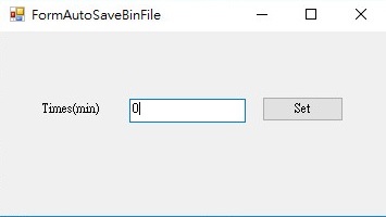 Auto Save Bin File