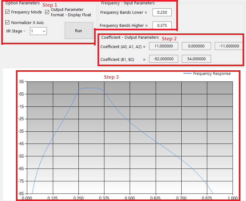 AF Analyzer Interface (Frequency Mode)