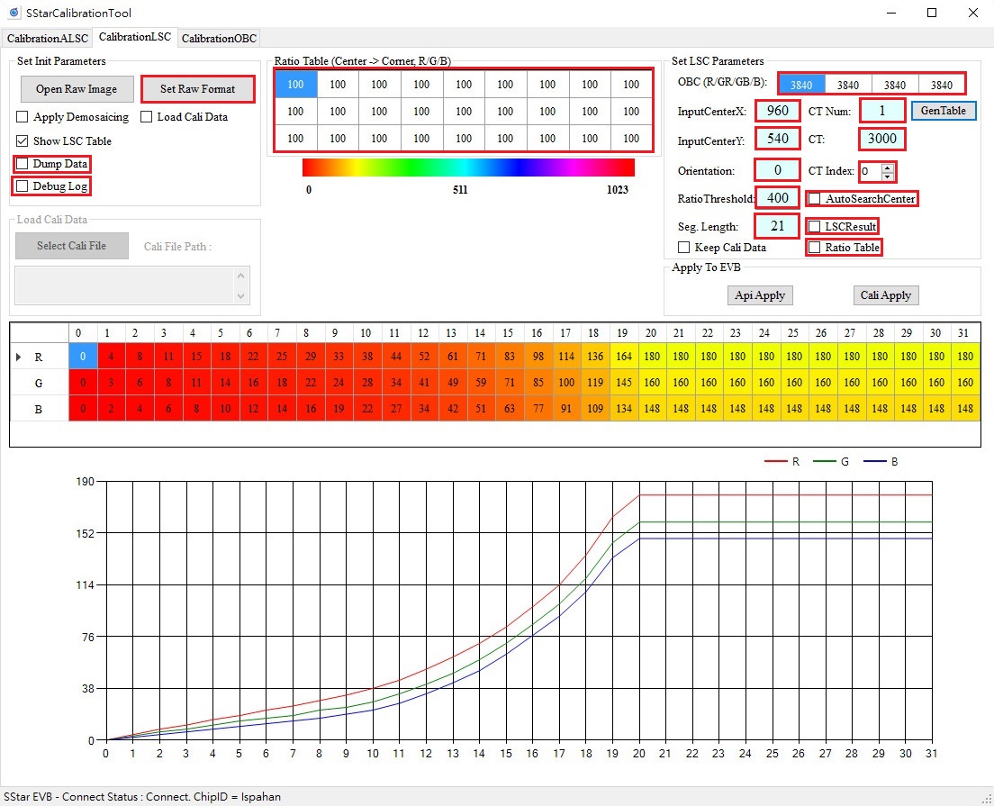 CalibrationLSC Interface