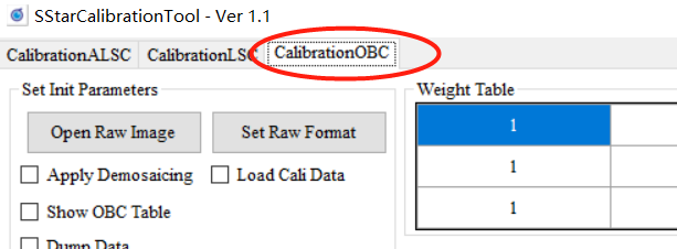 Plugin Menu → SStarCalibrationTool → CalibrationOBC