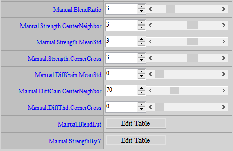 NRDeSpike Adjustment Interface