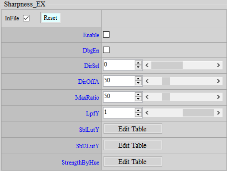 Sharpness_EX Adjustment Interfac
