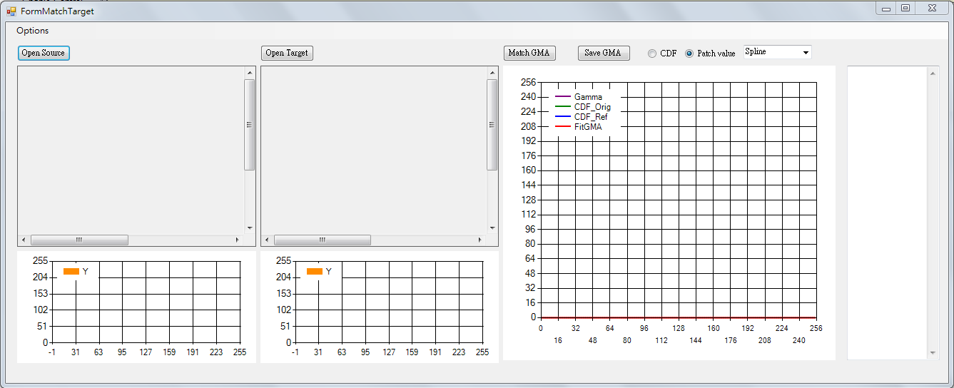 Gamma Fitting Interface