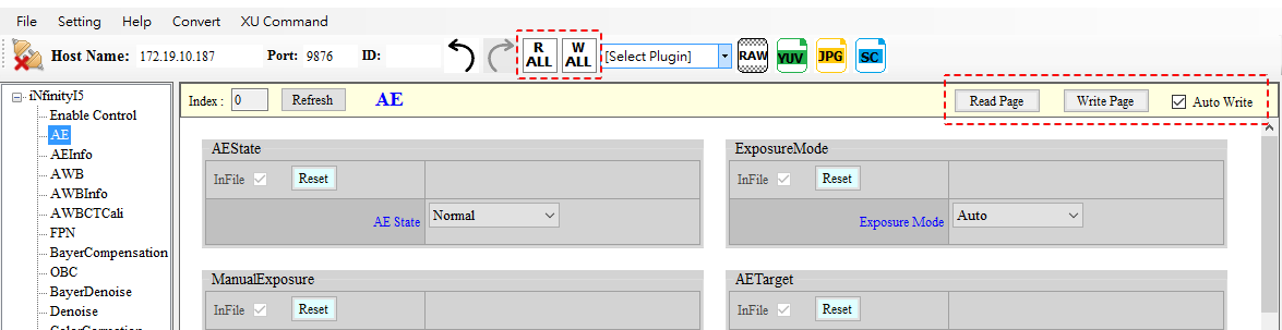 Read/Write Data Interface
