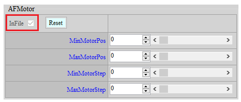 Greyed-out InFile Box