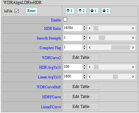 WDRAlignLDRtoHDR Interface
