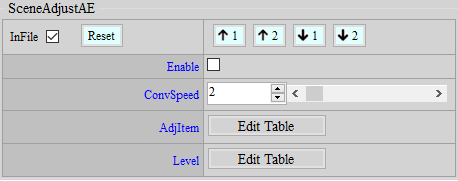 SceneAdjustAE Adjustment Interface